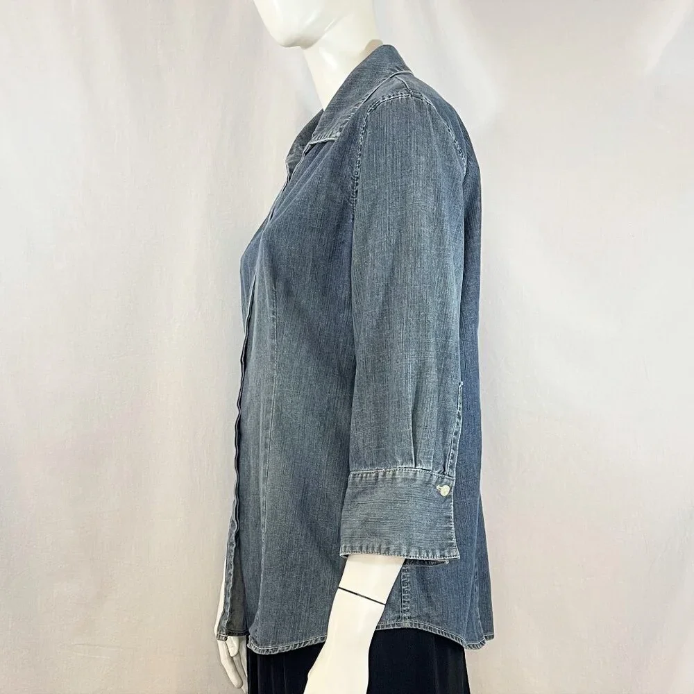Denim Shirt | Chico's - Picture 3 of 9